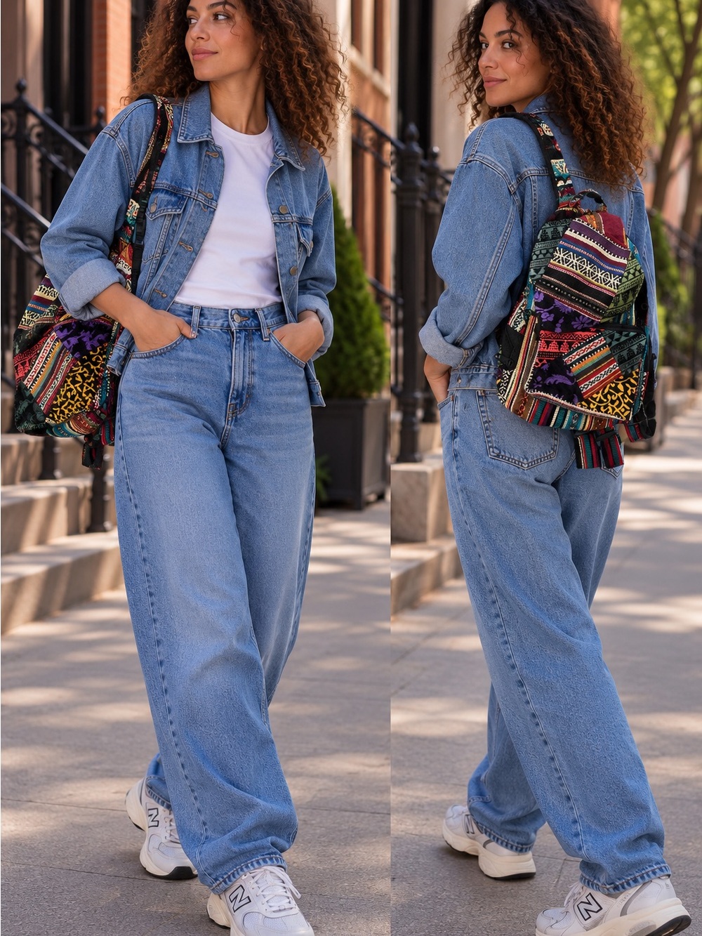 Vintage Woven Patchwork Bag